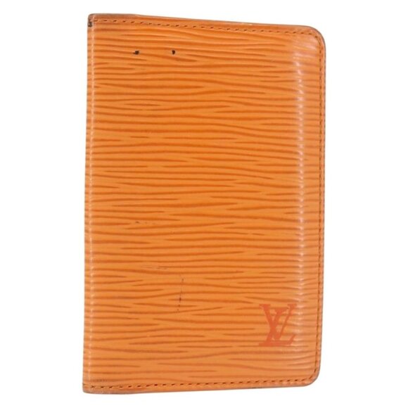 LOUIS VUITTON Epi Organizer De Poch Card Case Orange - Picture 1 of 16
